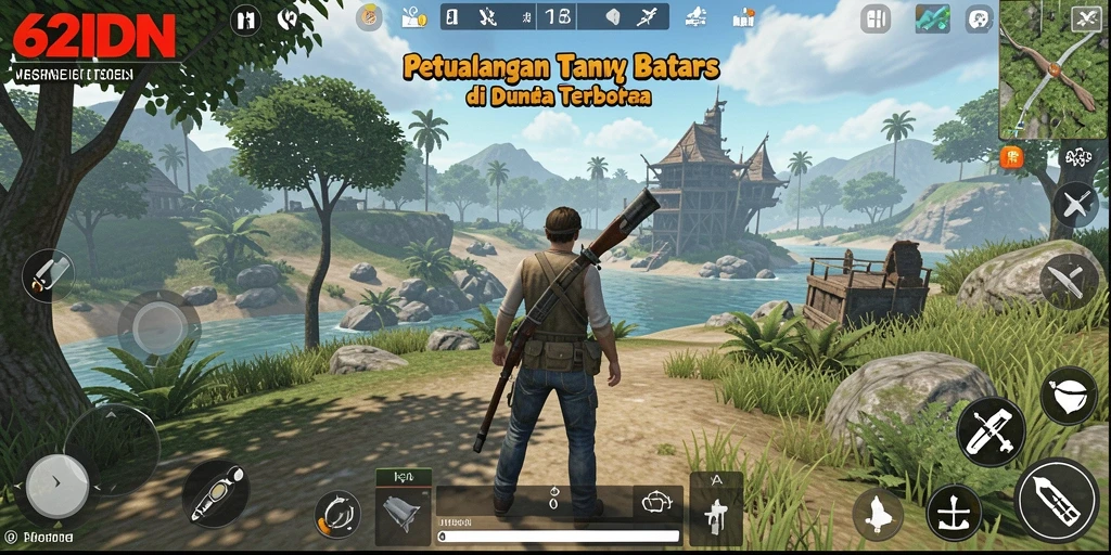 Gameplay Open World 62IDN yang penuh petualangan.