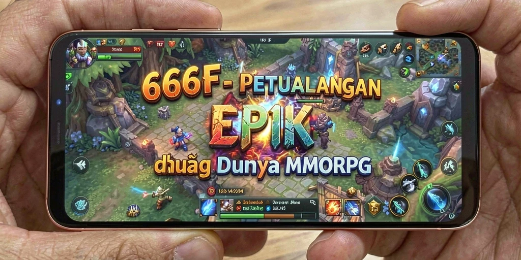 Screenshot utama 666F menampilkan aksi seru dalam dunia MMORPG.