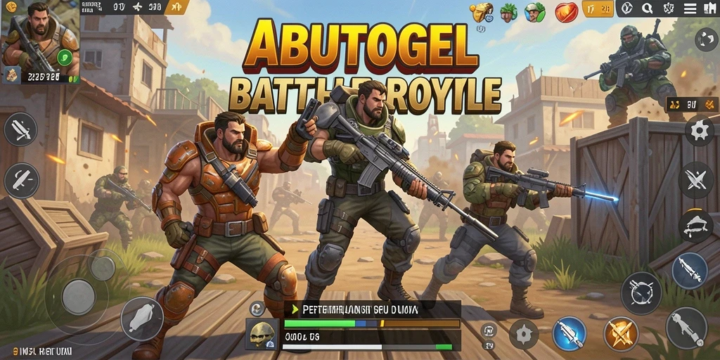 Gameplay menarik ABUTOGEL dalam pertempuran Battle Royale.