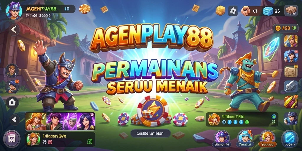 Tampilan menarik dari gameplay AGENPLAY88 yang penuh warna.