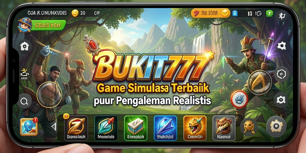 Tampilan gameplay BUKIT777 yang menakjubkan dan detail yang detail.