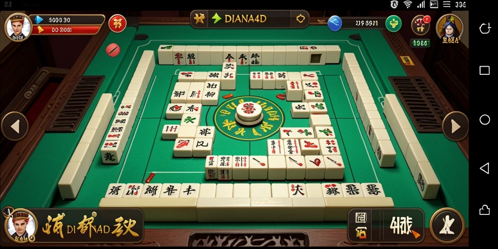 Tampilan gameplay Mahjong yang menarik dan penuh warna.