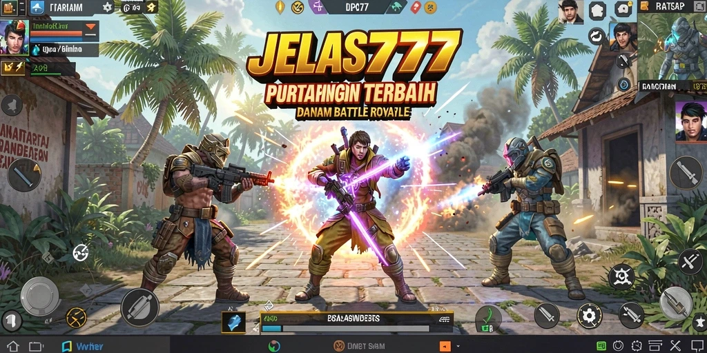 Gameplay seru dari JELAS777 dengan pertarungan menegangkan.