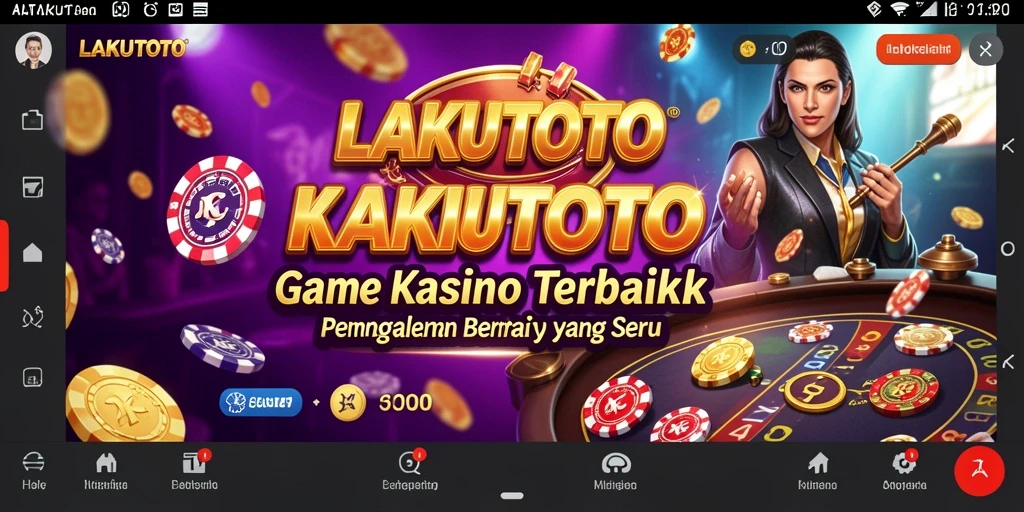 Tampilan gameplay menarik dalam game Kasino LAKUTOTO.