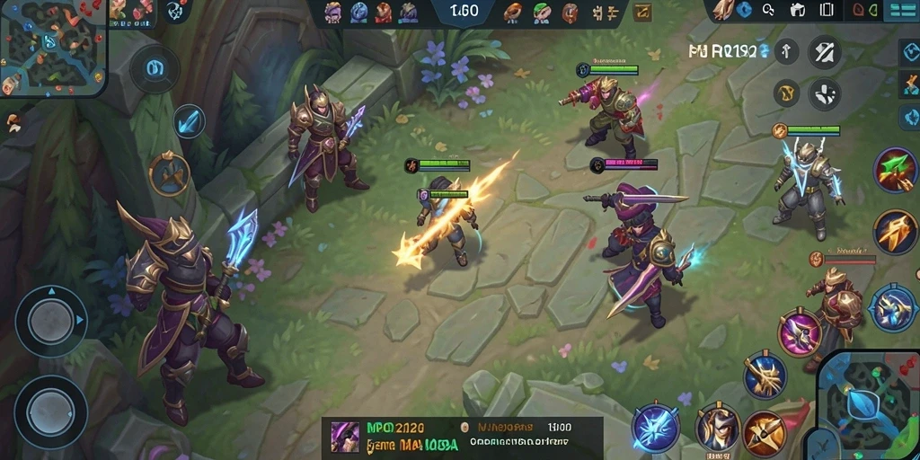 Gameplay seru dan intens dalam MPO2121 MOBA.