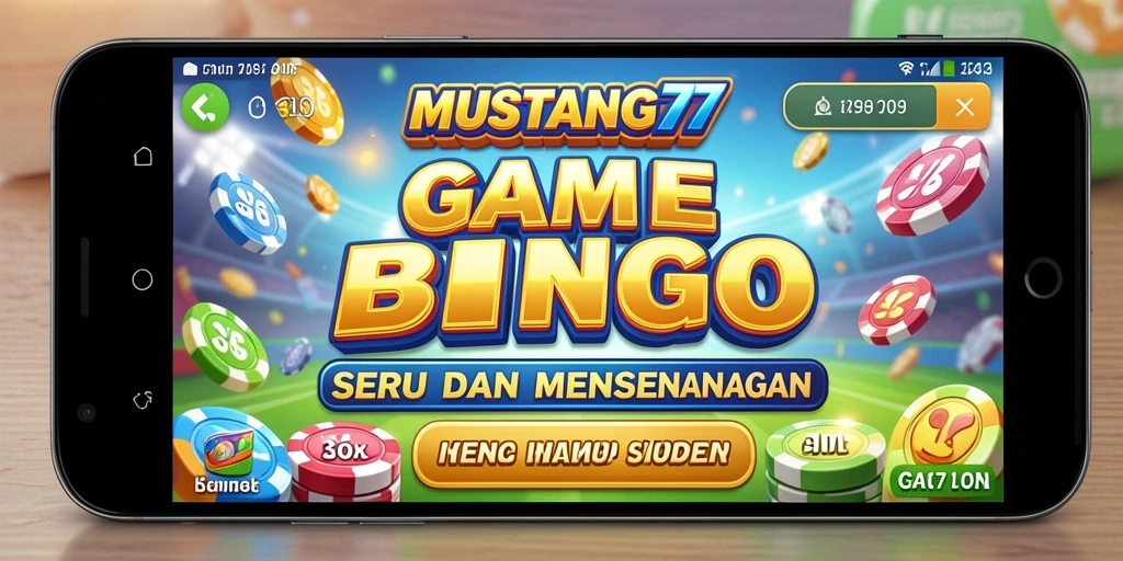 Tampilan gameplay seru dan interaktif dari MUSTANG77 Bingo.