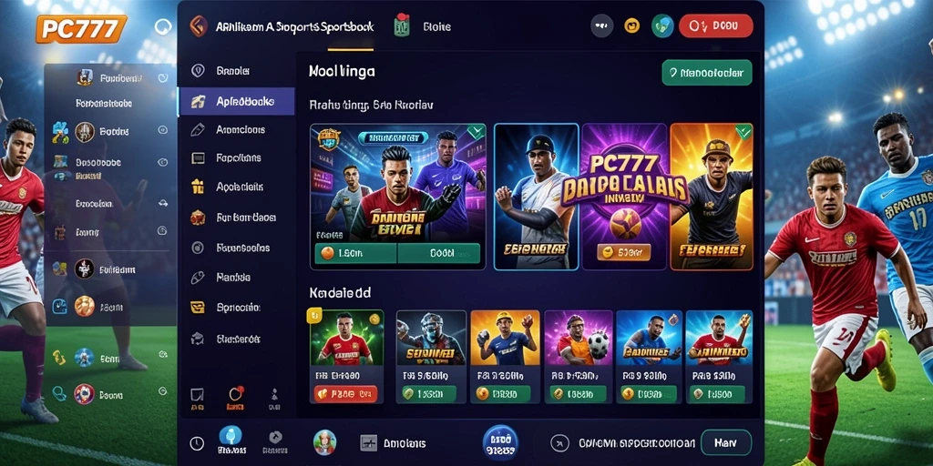 Tampilan gameplay menarik aplikasi Sportsbook PC777.