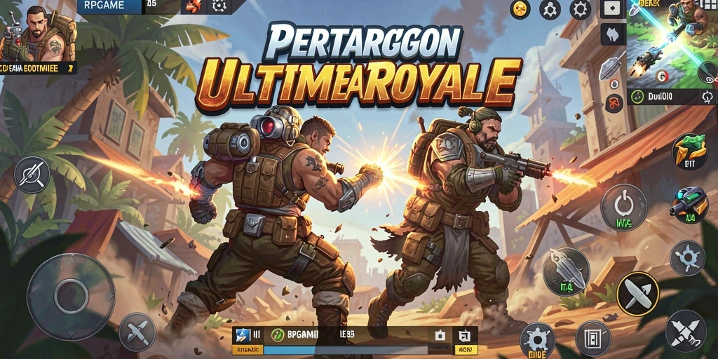 Tampilan gameplay seru dan menegangkan dalam RPGAME.