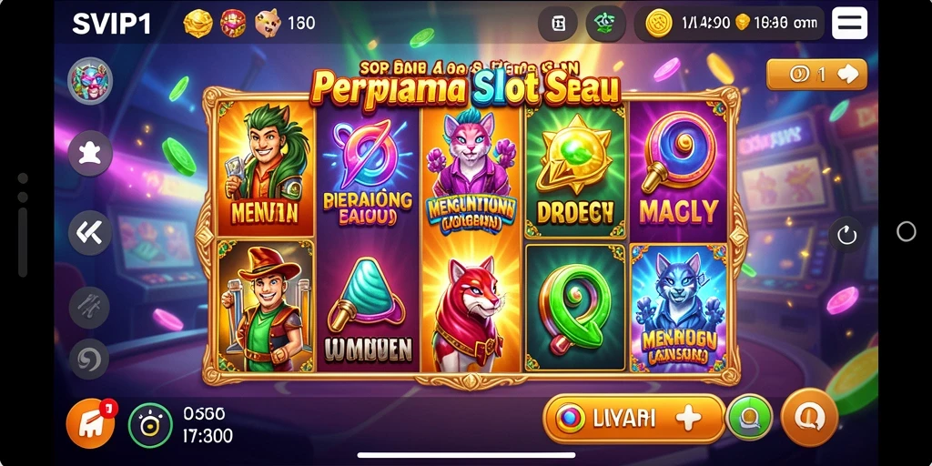 Tampilan gameplay menarik dalam permainan slot SVIP1.